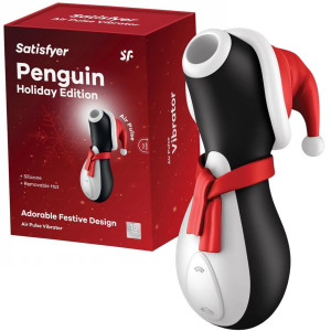 Penguin Holiday Edition - Wyjątkowy stymulator ciśnieniowy w limitowanej świątecznej wersji, USB