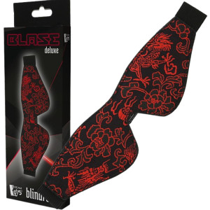 BLAZE DELUXE BLINDFOLD Opaska na oczy, Czerwony BDSM