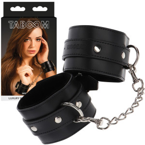 Wrist Cuffs Black Kajdanki na ręce, Czarny BDSM