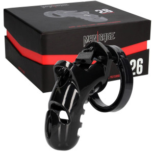 Model 26-Chastity Cage-4.5''/11,5cm-Black Klatka na penisa, Czarny BDSM