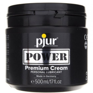 Lubrykant hybrydowy - Power 500 ml Premium Creme - do zabaw analnych i fistingu - Pjur