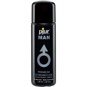 Lubrykant silikonowy  - MAN extreme glide 30 ml - analny, polecany dla mężczyzn - Pjur