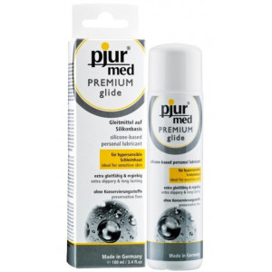 Lubrykant silikonowy - MED Premium glide 100 ml - nawilżający i długotrwały - Pjur