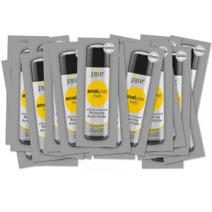 Lubrykant silikonowy analny w saszetkach - Analyse me! Glide 1,5 ml x 50 sztuk - od Pjur