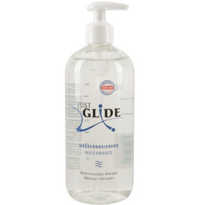 Lubrykant na bazie wody  - 500 ml - długotrwale nawilżający, uniwersalny - Just Glide