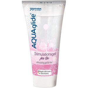 Lubrykant stymulujący dla kobiet - AQUAglide for her 25 ml - wrażliwsza pochwa - Joy Division