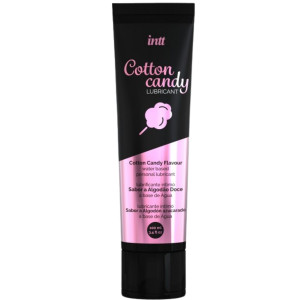 Lubrykant żel na bazie wody o smaku waty cukrowej - COTTON CANDY 100 ml - INTT