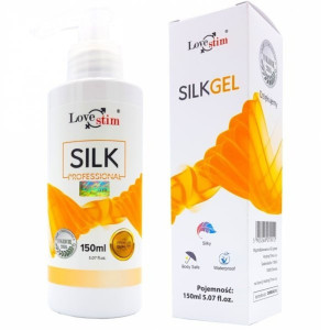 Lubrykant analny - SILK GEL 150 ml - na bazie wody, nawilżający - LoveStim