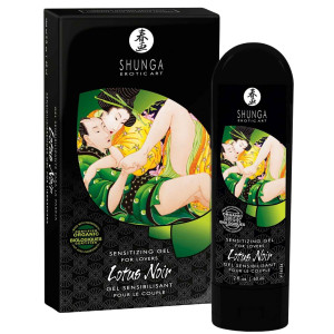 Lubrykant na bazie wody - Lotus Noir 60 ml - z efektem chłodzenia, nawilżający - Shunga