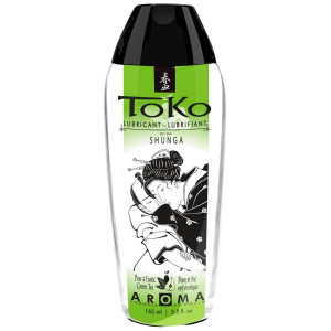 Lubrykant na bazie wody - Aroma 165 ml - o zapachu zielonej herbaty i gruszki - Shunga Toko