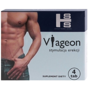 Tabletki na potencję - Viageon, 4 tab. - na wydłużenie stosunku i lepszy seks