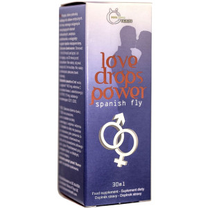 Suplement na zwiększenie libido - Love Drops Power 30ml - lepsze orgazmy i seks - Cobeco
