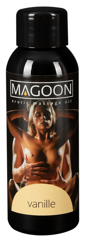Olejek do masażu erotycznego - Vanilla Massage Oil 50 ml - zapachowy - Magoon