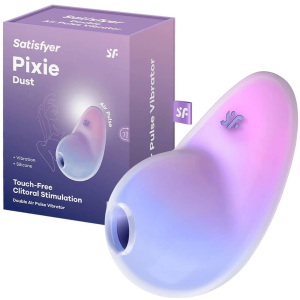 Wielokolorowy stymulator ciśnieniowy Pixie Dust na USB, Satisfyer