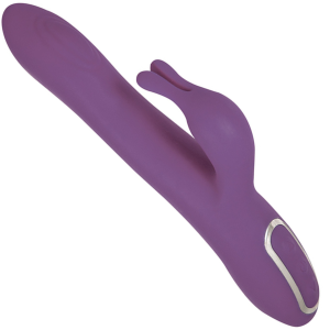 Fioletowy wibrator króliczek isabella Usb silikonowy 24 cm stymulujący punkt g Boss Series