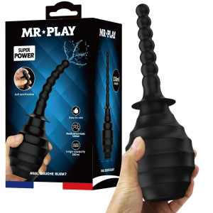 Czarna gruszka do lewatywy i miejsc intymnych - klasyczna (330 ml) - MR PLAY