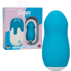 Niebieski stymulator łechtaczki - Sugar Dream - na USB, Silikonowy - Calexotics