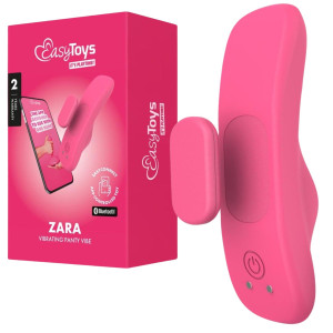 Różowy stymulator do majtek - Zara - sterowany aplikacją, USB - EasyConnect - Easy Toys