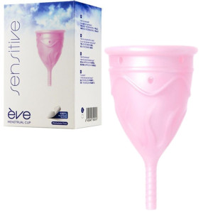Różowy kubeczek Menstruacyjny -  rozmiar S - Eve Cup Sensitive