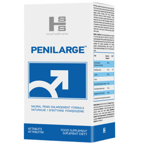 Tabletki wspomagające powiększenia penisa - Penilarge 60 tab. - lepsza erekcja - Eromed