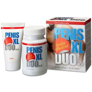 Zestaw suplementów dla powiększenia penisa i lepszego seksu - Penis XL DUO Pack