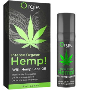 Żel stymulujący orgazm - HEMP! - INTENSE ORGASM - 15 ML - z efektem wibracji i rozgrzewaniem - Orgie