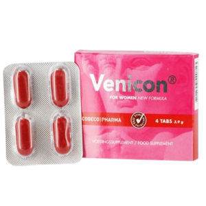 Tabletki zwiększające popęd seksualny - Venicon for Women 2 tab. - lepsze orgazmy i seks - Cobeco