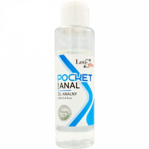 Lubrykant analny na bazie wody - Pocket in Anal 100 ml - długotrwały - LoveStim