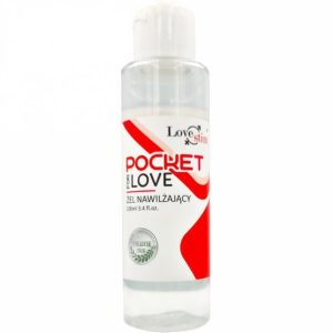 Lubrykant na bazie wody - Pocket in Love 100 ml - do użytku analno-waginalnego - LoveStim