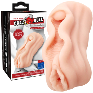 Masturbator realistyczny - AVA - pochwa, miękki - TPR - CRAZY BULL
