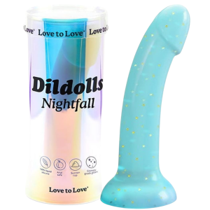 Dildo silikonowe - DILDOLLS NIGHTFALL - stymulujące punkt G, przyssawka - Love to Love