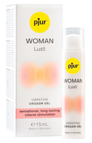 Żel stymulujący łechtaczkę - WOMAN Lust, 15 ml - z efektem wibracji - lepszy orgazm -Pjur