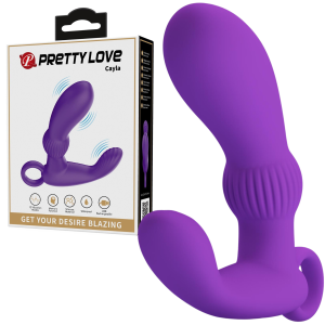 Masażer prostaty - Cayla - z uchwytem na palec, USB Silikonowy - Pretty Love