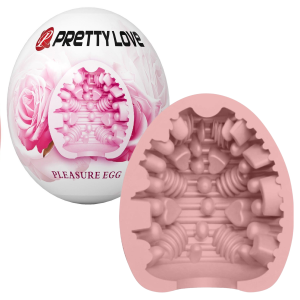 Masturbator "jajeczko" - Pleasure Egg I - z wypustkami - TPR - PRETTY LOVE
