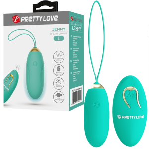 Wibrujące jajeczko na pilota - JENNY - sterowane bezprzewodowo, USB Silikonowe - Pretty Love