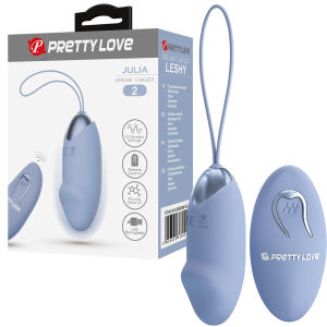 Wibrujące jajeczko na pilota  - JULIA - sterowane bezprzewodowo, USB Silikonowe - Pretty Love