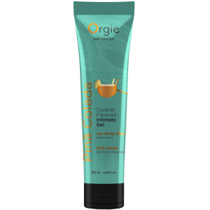Lubrykant na bazie wody o smaku i zapachu - Cocktail Pina Colada - 100 ml - Orgie