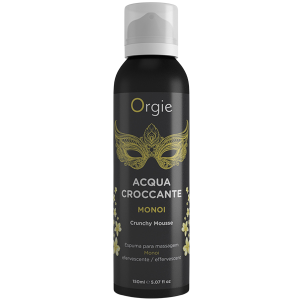 Pianka do masażu erotycznego  - Acqua Croccante Crunchy Mousse Monoi 150 ml - Orgie