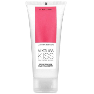 Lubrykant na bazie wody - MIXGLISS - KISS 70 ML - o zapachu dzikiej truskawki
