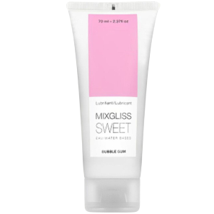 Lubrykant na bazie wody - MIXGLISS - SWEET BUBBLE GUM 70 ML - o zapachu gumy balonowej
