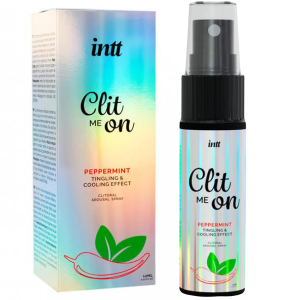 Sprawy stymulujący do łechtaczki CLIT ME ON PEPPERMIN 12 ml - o smaku i zapachu mięty pieprzowej - INTT
