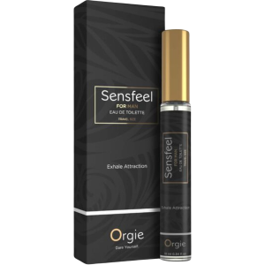 Perfumy z feromonami - Sensfeel for Man Travel Size - 10 ml - dla mężczyzn - Orgie