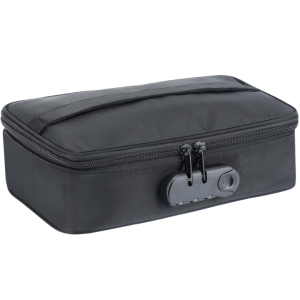 Dyskretna torba na gadżety zamykana na kłódkę z kodem