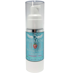 Płynny wibrator do seksu - Strong Liquid Strawberry 5th - smakowy - PARADISE 30 ml