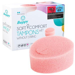 Tampony - Soft & Comfort Wet - 2 sztuki - Natural - Beppy