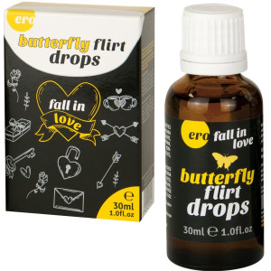 Suplement diety - Ero Butterfly Flirt Drops 30 ml - ochota na seks - HOT