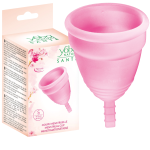 Kubeczek menstruacyjny - PINK S - silikonowy - Yoba