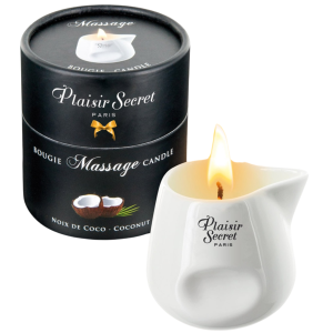 Świeca zapachowa do masażu erotycznego - COCONUT CANDLE 80 ML - Plasir Secret