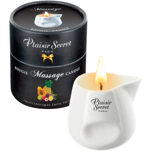 Świeca zapachowa do masażu erotycznego - EXOT FRUIT CANDLE 80 ML - Plasir Secret