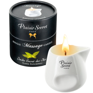 Świeca zapachowa do masażu erotycznego - YLANG/PATCHOUL CANDLE 80 ML - Plasir Secret